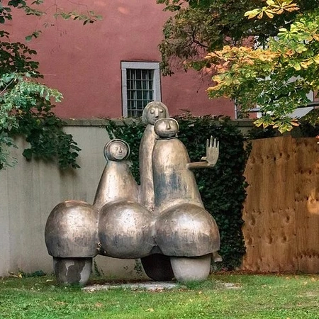 Heinrich Kirchner, Mondfahrer, 1969, Bronze. Foto: Birgit Gehrmann